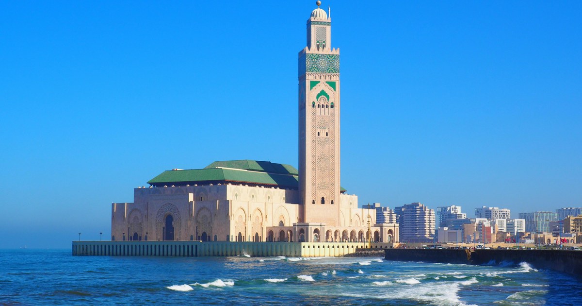 The Casablanca skyline, Morocco's financial hub where Maroc Telecom (IAM) is listed